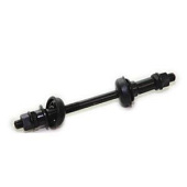 Ось задней втулки под гайку, 3/8 x 175мм, с подшипниками и чашками