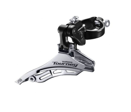 Переключатель передний SHIMANO TOURNEY, универсальная тяга.