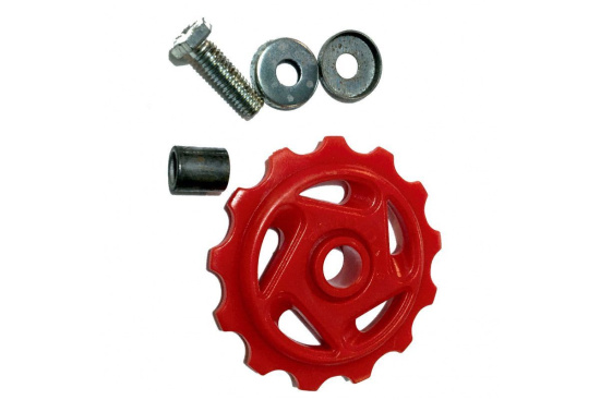 Ролик заднего переключателя 13T красный